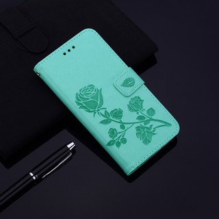 For iPhone 5 5se 6 6s 7 8 Plus 3D Embossed Flower Leather case