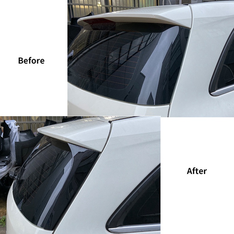 Miếng Dán Cánh Gió Phía Sau Màu Đen Bóng Cho Mercedes Benz B Class B180 B200 W246 2012-2018