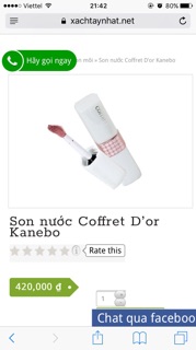 Son Kanebo Coffret D'or
