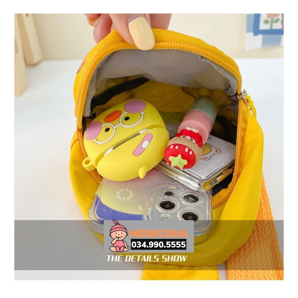 Túi đeo chéo cho bé hình GẤU CUTE, túi trẻ em mini đi chơi – du lịch phong cách hàn quốc siêu xinh, ngộ nghĩnh.