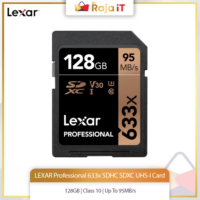Thẻ Nhớ Chuyên Nghiệp 633x 128gb Sdhc Sdxc Uhs-i 95mb / S Read To 45mb / S Write