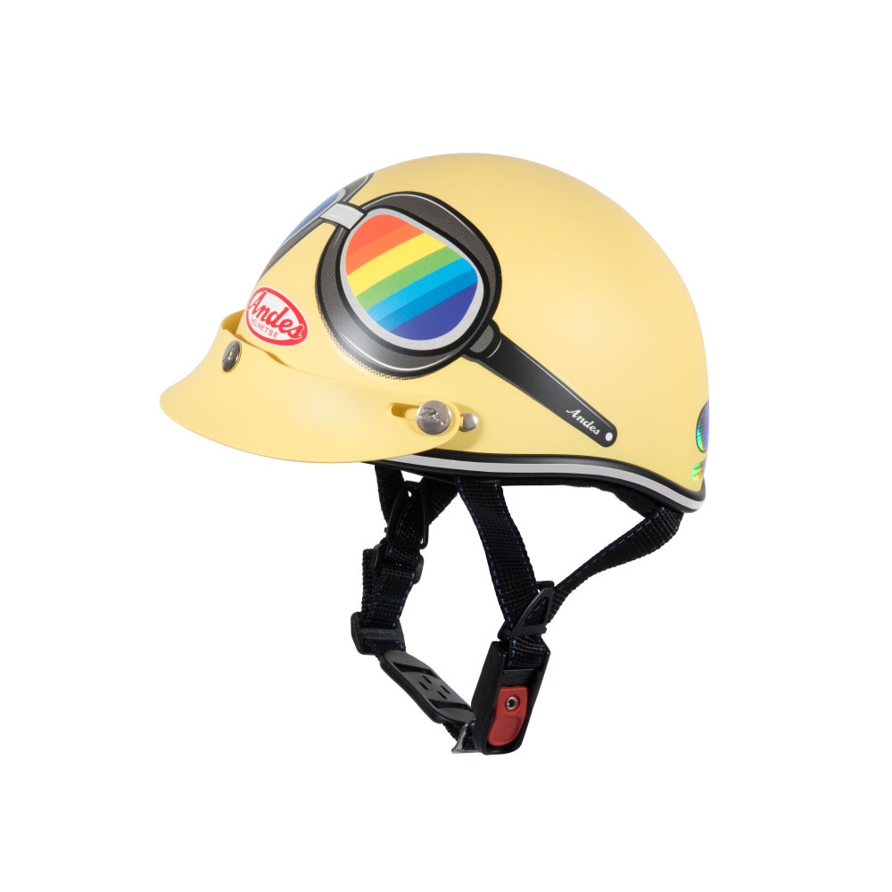 Mũ bảo hiểm nửa đầu Andes Haly trẻ em chính hãng từ 4-8 tuổi