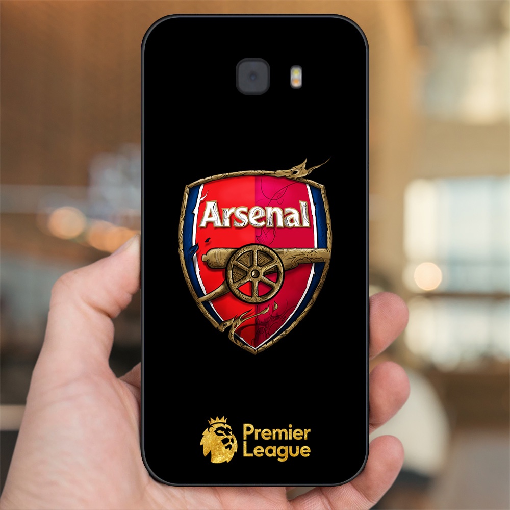 Ốp lưng Samsung C9 Pro viền đen in hình Arsenal FC