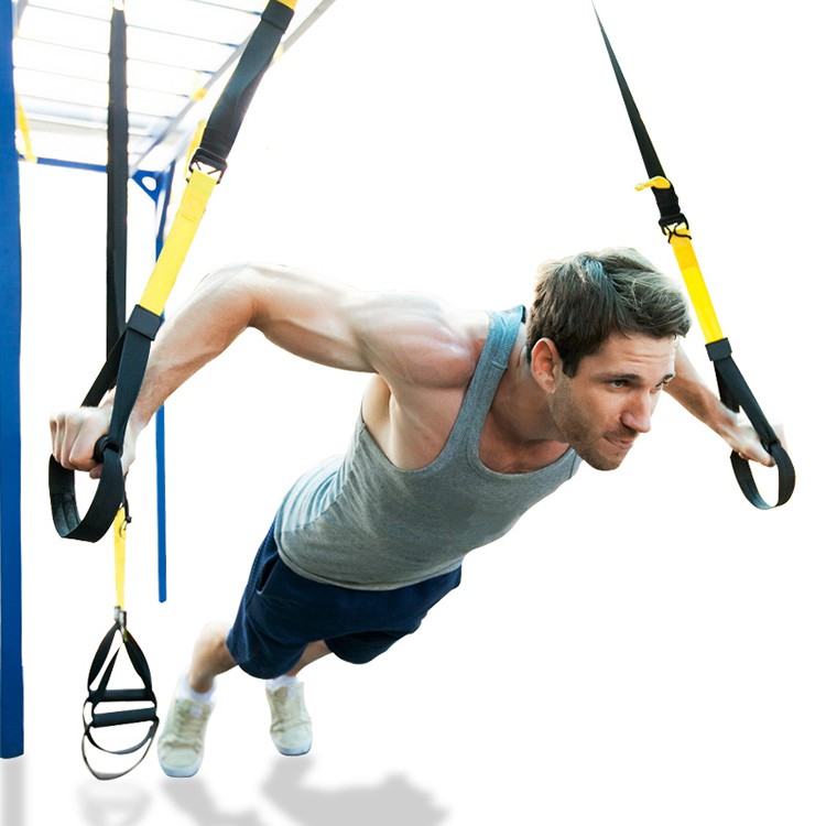Bộ dây kháng lực đa năng tập thể hình TRX Suspension Traning pro P1, P2, P3 SPORTY dùng tập Gym và Yoga