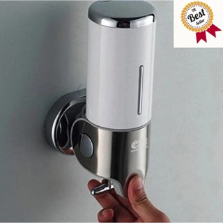 Bình xịt xà phòng treo tường innox cao cấp - Trắng