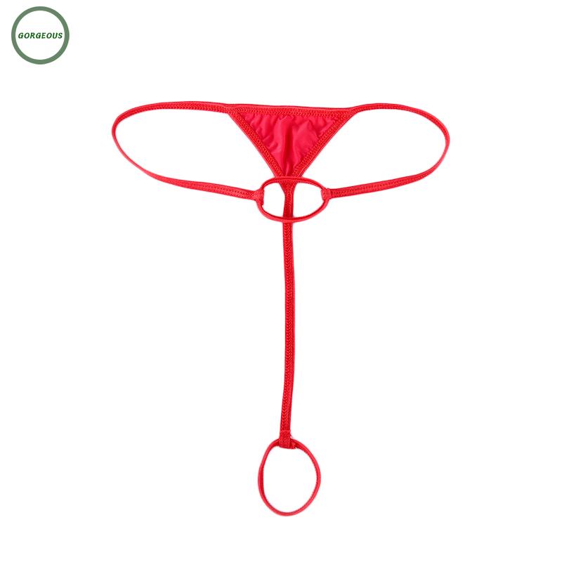 Underwear Bikini Pouch Elastic Men's G string Lingerie Knickers Underpants