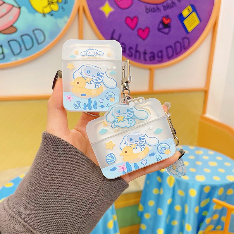 Case airpods 3 2 PRO Hồ bơi vuông siêu dễ thương - chất liệu nhựa mềm 1107 CAHB