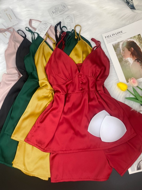 Sx626 - hot - Đồ ngủ lụa xịn (hàng loại 1)- bộ ngủ mặc nhà- đồ mặc nhà- KellyWang