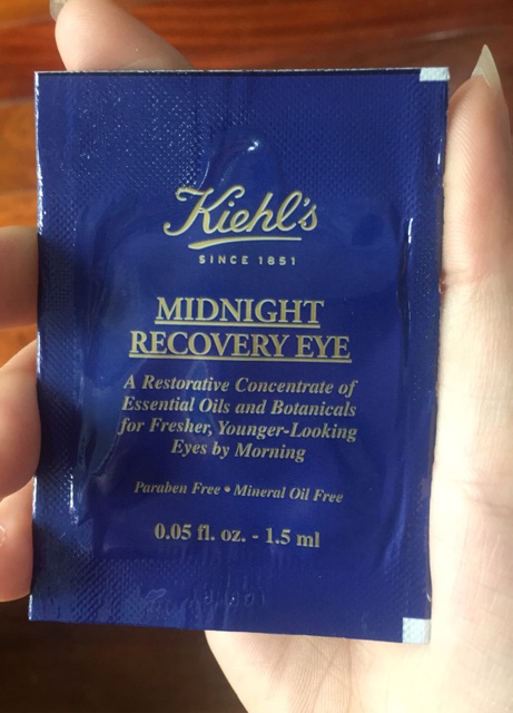 Kem dưỡng mắt Kiehl's Midnight recovery eye mini 3ml/Full 15ml
