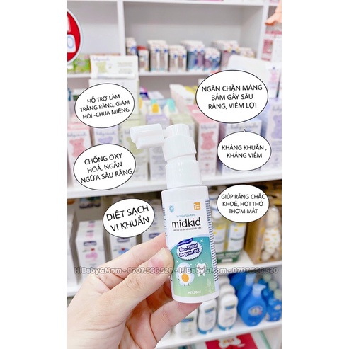 XỊT CHỐNG SÂU RĂNG MIDKID