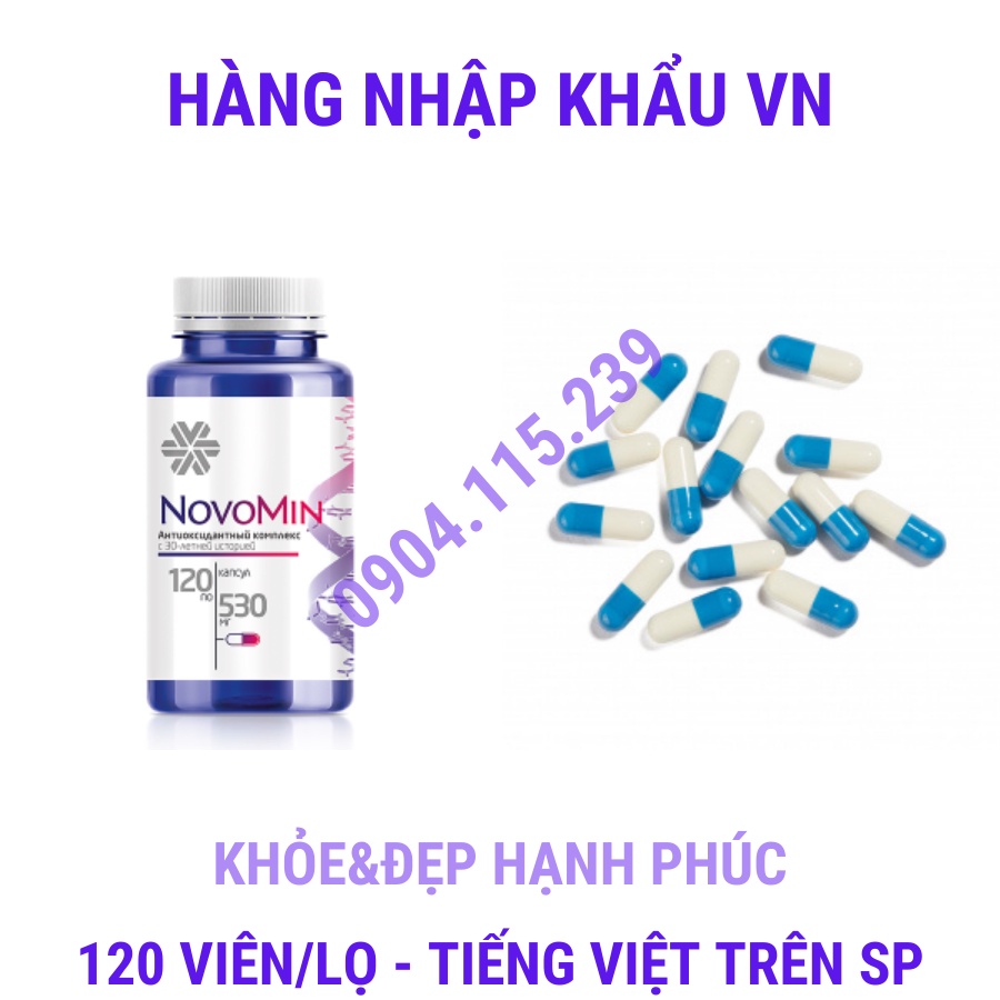 Thực phẩm bảo vệ sức khỏe Novomin Hobomin Formula 4 – 120 viên/lọ