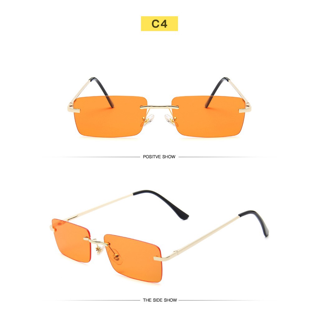 Kính mát không gọng phong cách Hàn Quốc cho nữ