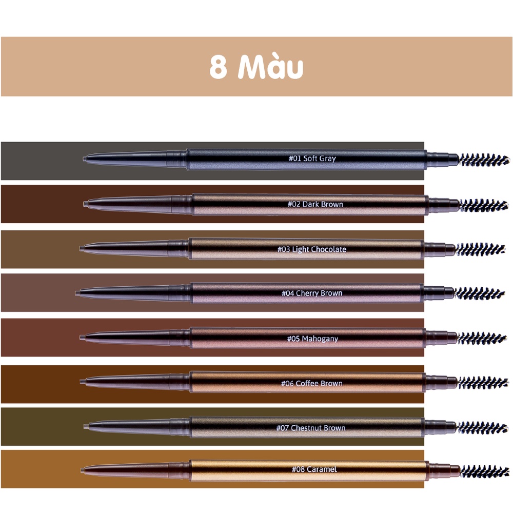 Chì Kẻ Mày Đầu Chì Siêu Mảnh 1.5mm Cathy Doll Skinny Brow Pencil 0.05g