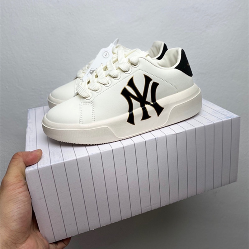 Giày sneaker nam nữ M.L.B chunky bản N.Y Hàn Quốc - độn đế 4cm full box , full bill - Next Fashion G08