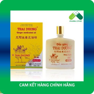 !!! Dầu gừng Thái Dương (Chai 24ml) - Dầu gió