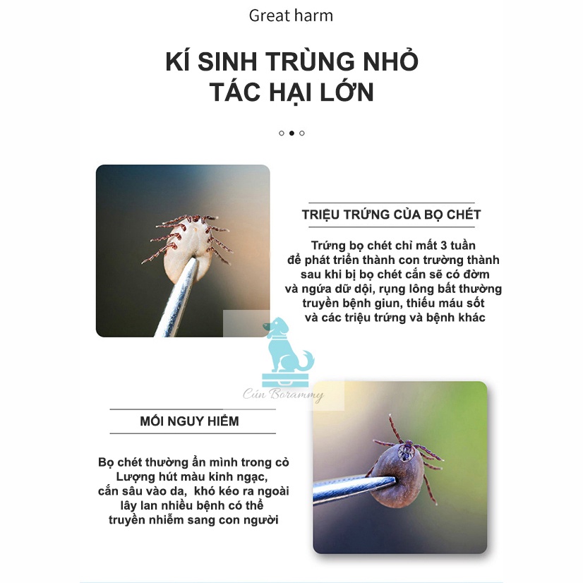 Nhỏ gáy chống kí sinh trùng ve rận cho chó mèo Abanmecitin  - Nhỏ gáy xua đuổi côn trùng cho thú cưng