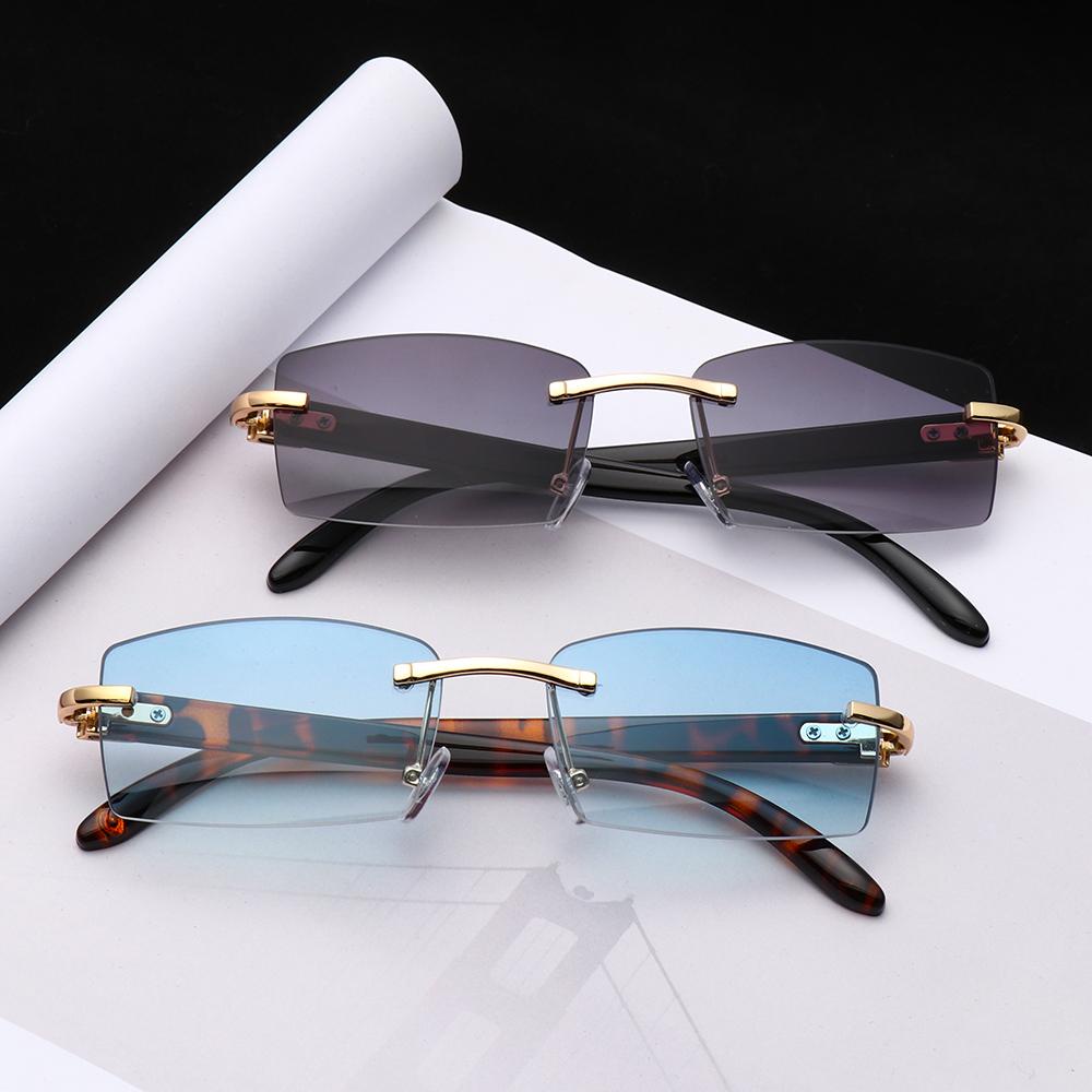 Kính Mát Không Gọng Chống Tia UV400 Thời Trang