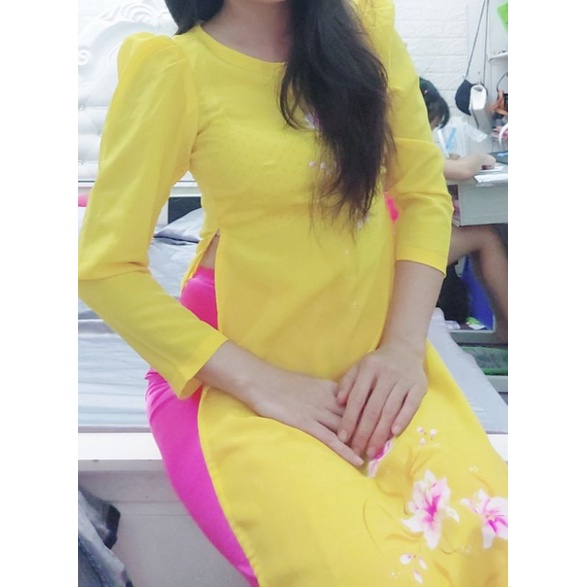 Thanh lý bộ áo dài cách tân Kèm quần phi