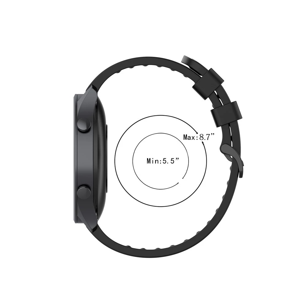Dây Đeo Thay Thế Chất Liệu Silicon Màu Trơn Cho Xiaomi MI Watch S1 Active 22mm