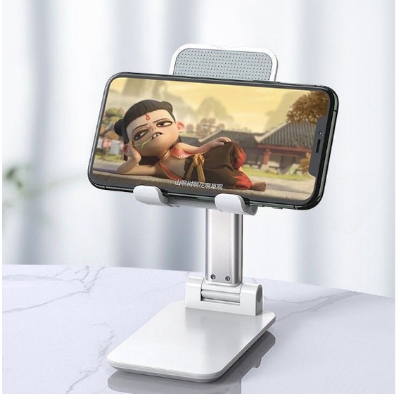 Giá đỡ điện thoại để bàn gấp gọn đa năng chất liệu nhựa cao cấp phù hợp mọi dòng điện thoại, ipad GD505-GiaDT-GG