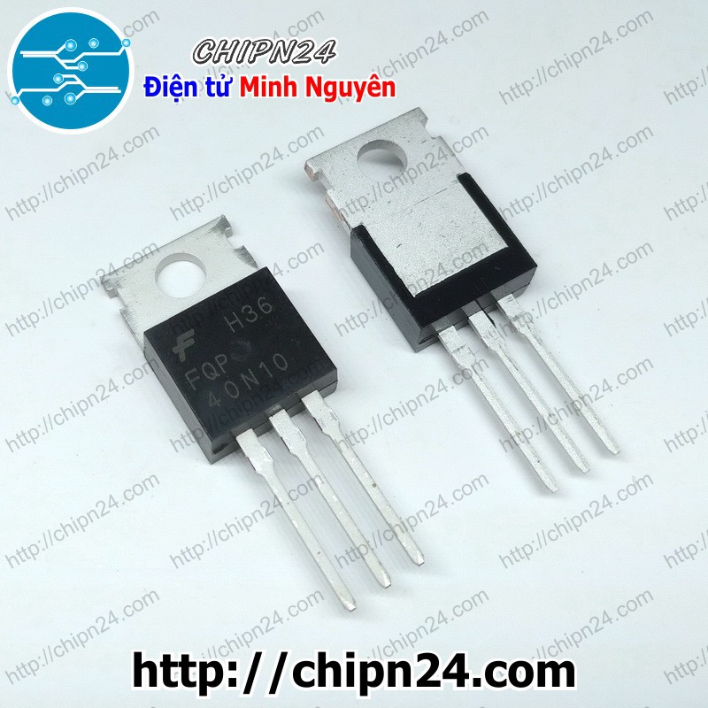 [1 CON] Mosfet 40N10 TO-220 40A 100V Kênh N (FQP40N10 FQP 40N10)