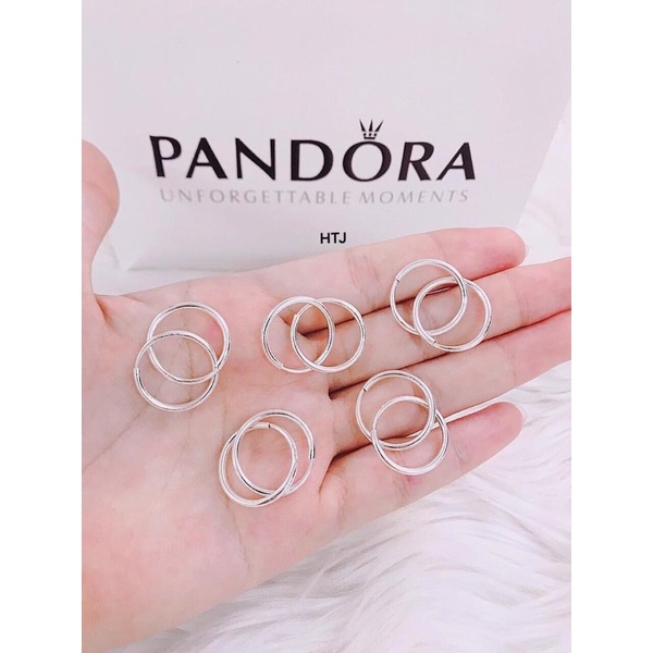 Bông tai Bạc, Vòng tàu trơn size nhỏ đủ cỡ Bóng Loáng đầy cá tính  Mainomi Shop Bạc Xinh