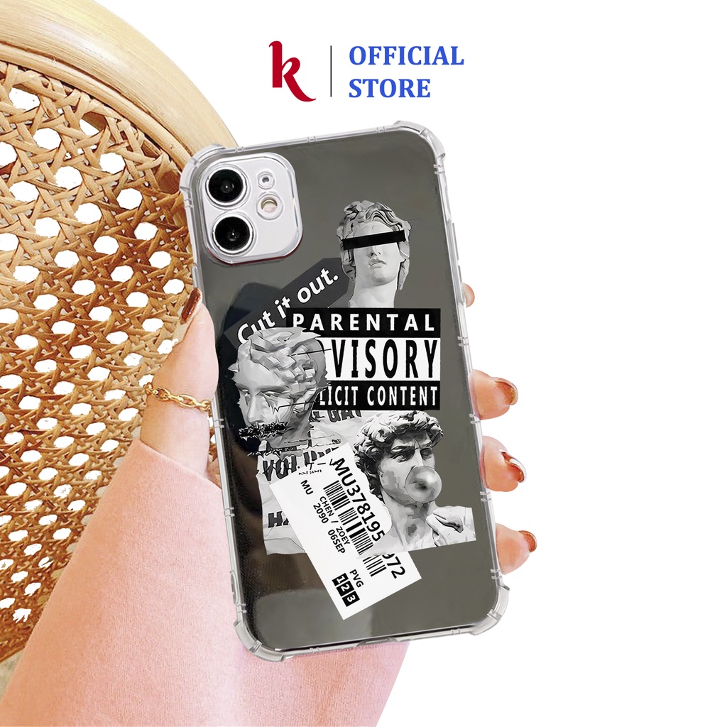 Ốp lưng iphone David đen trắng viền vuông chống sốc case 14plus 14 pro max 13 12 promax 11 mini 6 6s 7 8 plus x xr xs Se