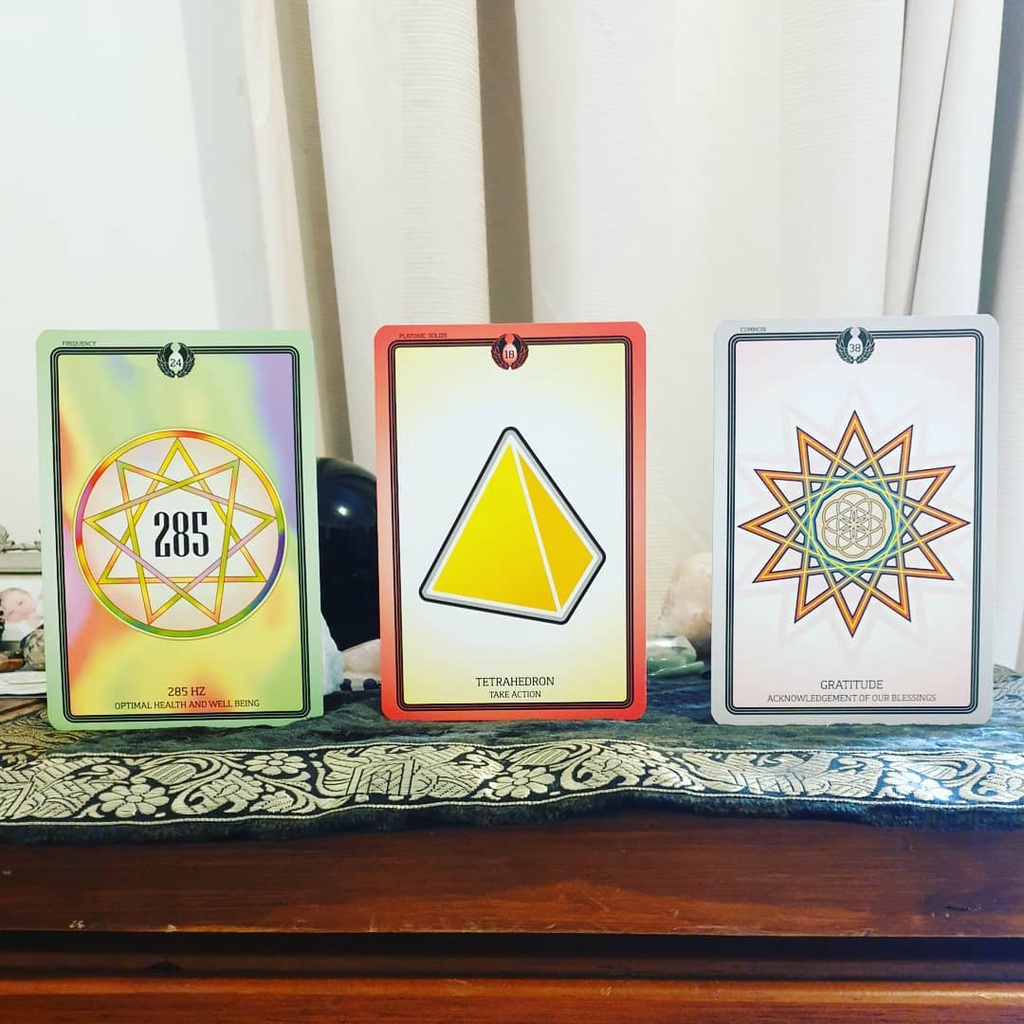 Bộ Bài Sacred Geometry Healing Cards (Mystic House Tarot Shop) - Bài Gốc Authentic Chính Hãng 100%