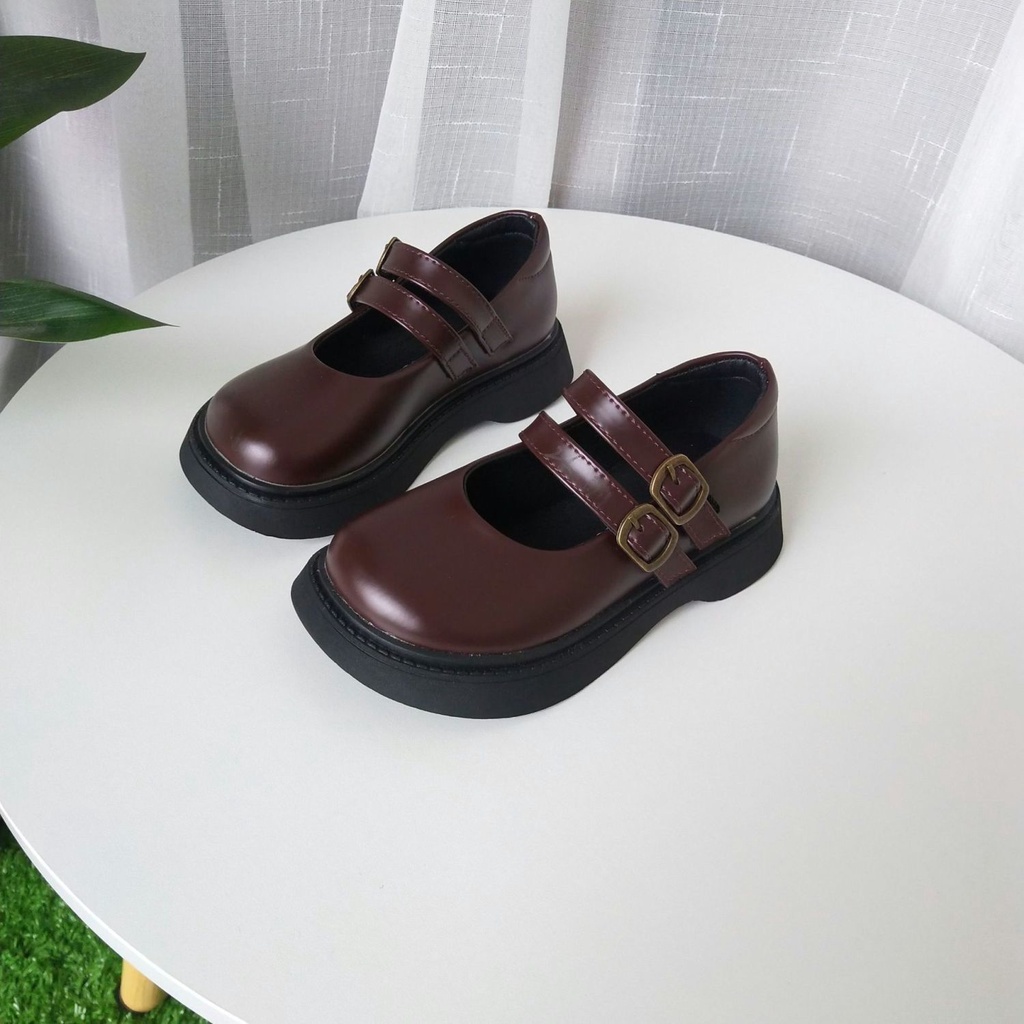 Giày Công Chúa Mary Jane Mũi Tròn Phong Cách Hàn Quốc Mùa Xuân Mới Cho Bé Gái 2022