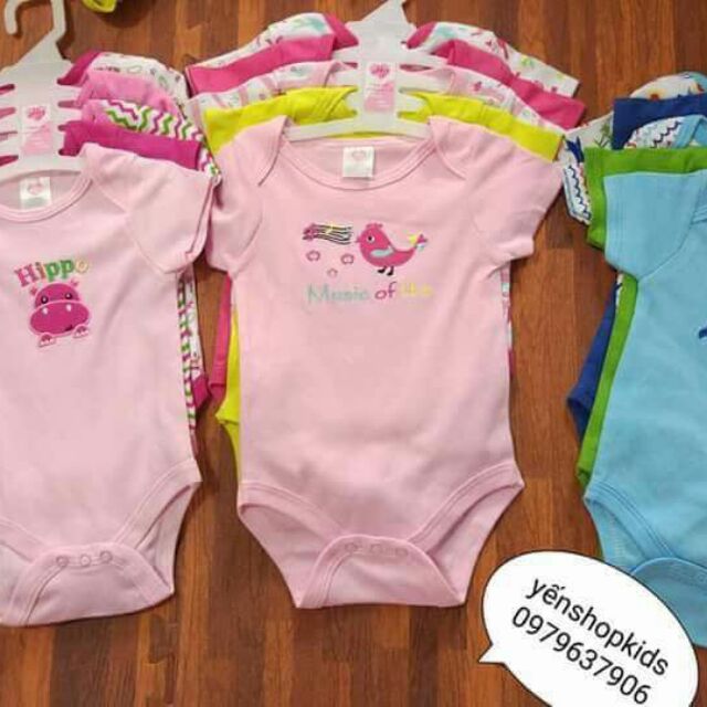 Sét 5 body cho bé 0-12m
