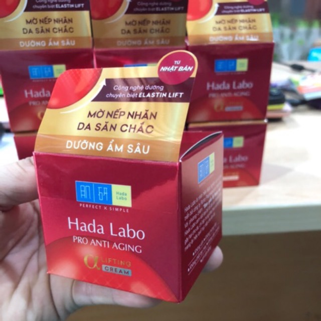 Kem dưỡng chuyên biệt chống lão hóa Hada Labo Pro Anti Aging Cream 50g