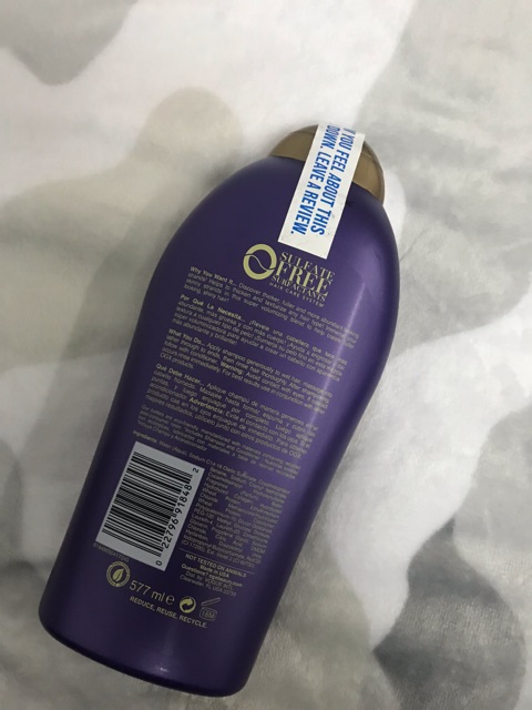 Dầu xả làm đay và chống rụng tóc OGX biotin &amp; Collagen 577ml