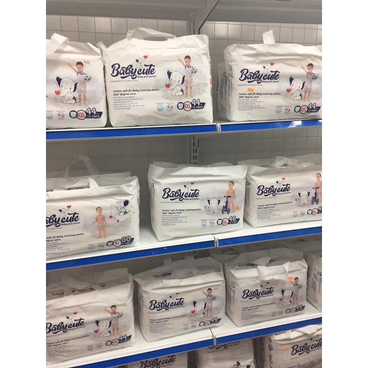Bỉm Baby Cute Size Dán/Quần  mềm mỏng thấm hút siêu tốt
