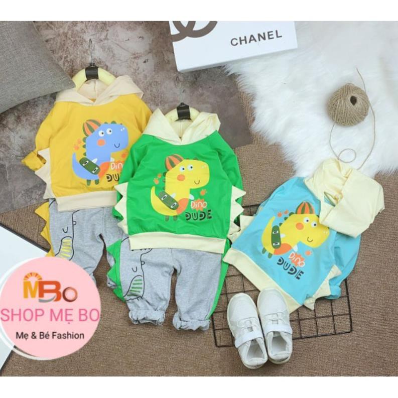 Set bộ bé trai khủng long tay dài quảng châu cao cấp - sỉ quần áo trẻ em
