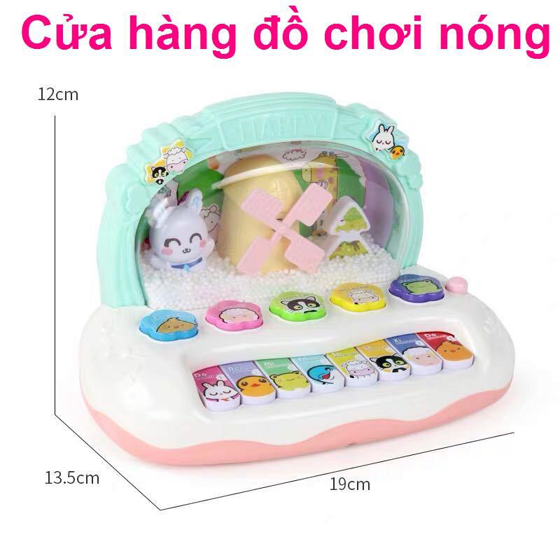 Đàn piano âm nhạc trẻ em 0-1-3 tuổi sơ sinh và nhỏ giáo dục sớm điện tử cho bé 6-12 tháng đồ chơi trai gái 2-4