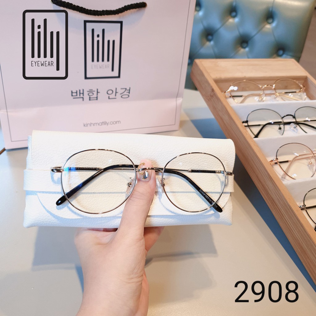 Gọng Kính Cận Kim Loại GK2908 - Gọng Kính Mắt Thời Trang