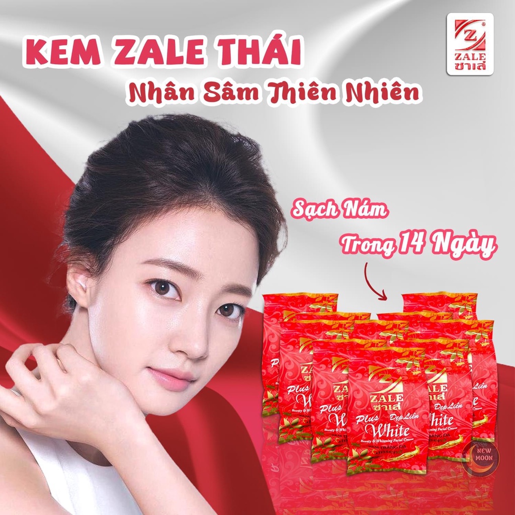ZALE - KEM DƯỠNG TRẮNG DA ZALE ĐỎ 6G