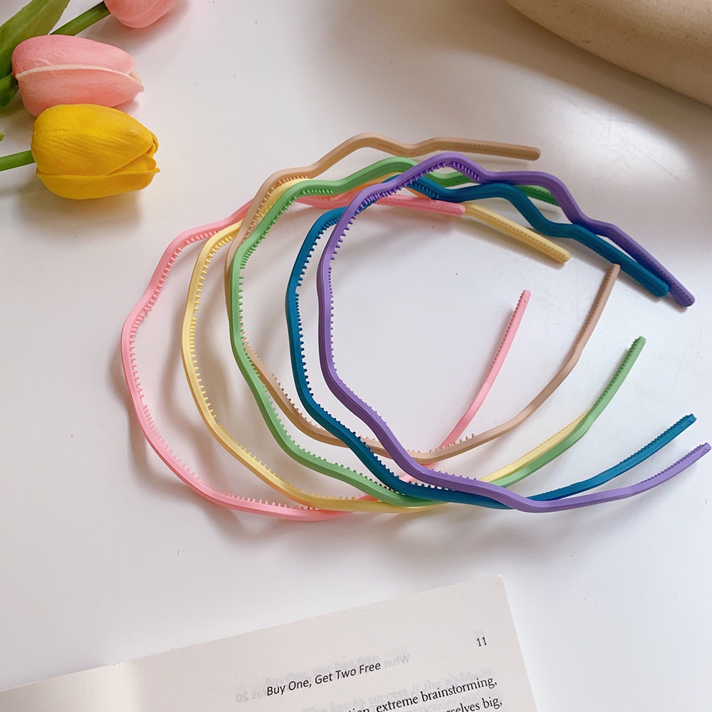 Băng đô cài tóc chống trượt thiết kế đơn giản phong cách hàn quốc xinh xắn cho nữ