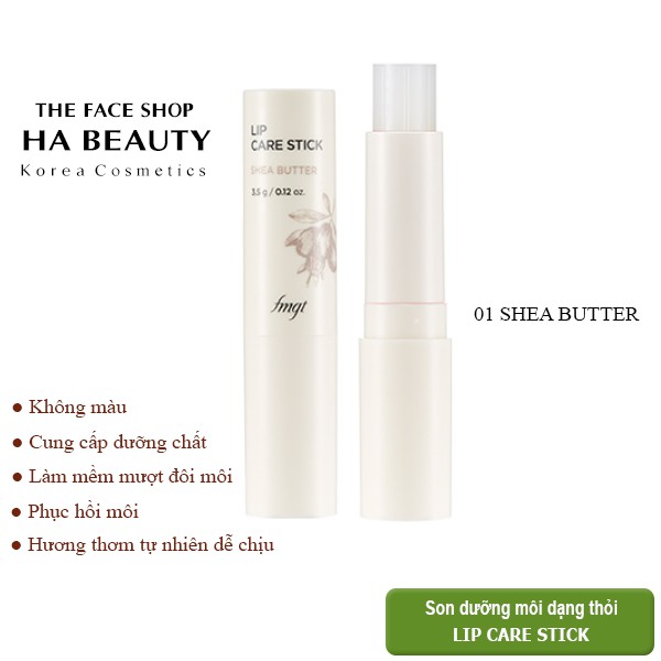 (AUTH_Korea)Son Dưỡng môi dạng thỏi Lip care stick POMEGRANATE The Face Shop | BigBuy360 - bigbuy360.vn