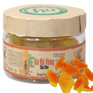Đu đủ vàng Nonglamfood  sấy dẻo 50g | Healthy Snack | Ăn vặt văn phòng | Ăn vặt tốt cho sức khỏe | Trái cây sấy dẻo