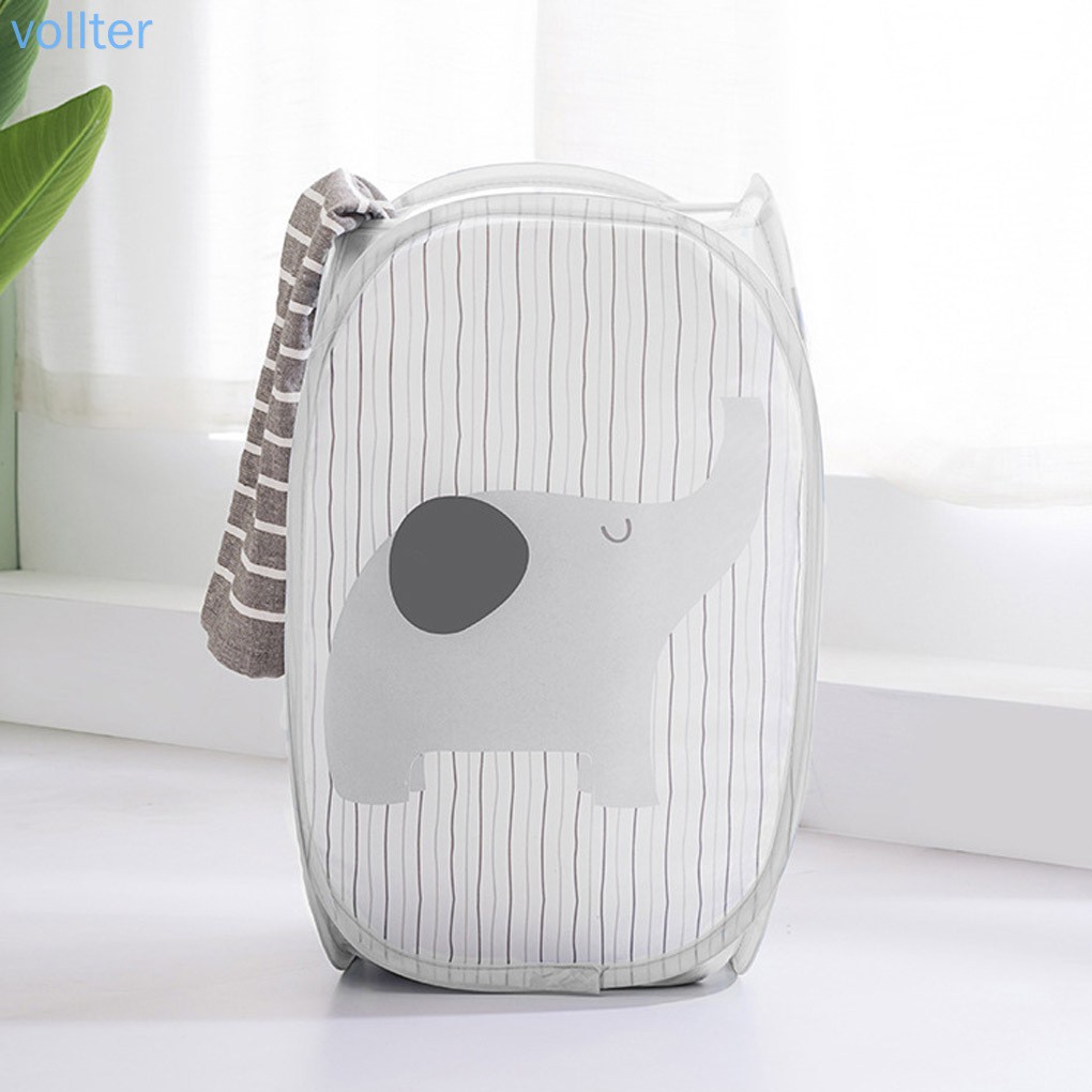 Giỏ lưới đựng quần áo bẩn có thể gấp gọn tiện dụng