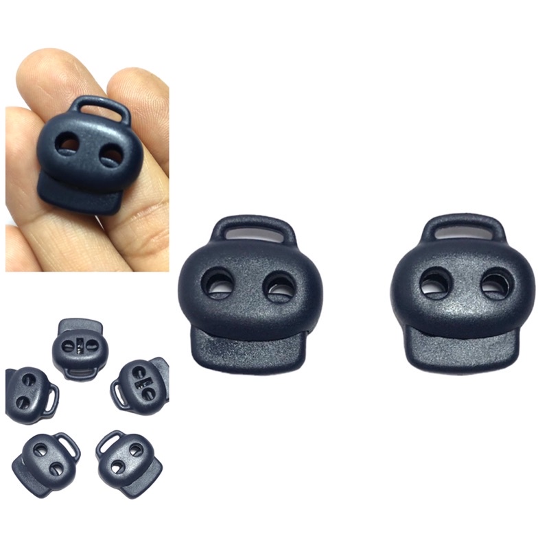 5 cái - Nút nhựa chặn dây balo, túi rút, quần thể thao, áo khoác, giày....