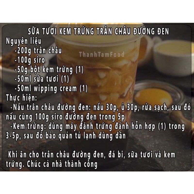 Bột kem trứng Đài Loan