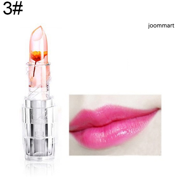 【JM】Flower Jelly Transparent Lipstick Temperature Color Changing Waterproof Lip Balm