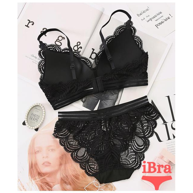 Áo Lót 💖Freeship💖_Bộ đồ lót ren cao cấp sexy, quyến rũ không gọng, đệm vừa | BigBuy360 - bigbuy360.vn