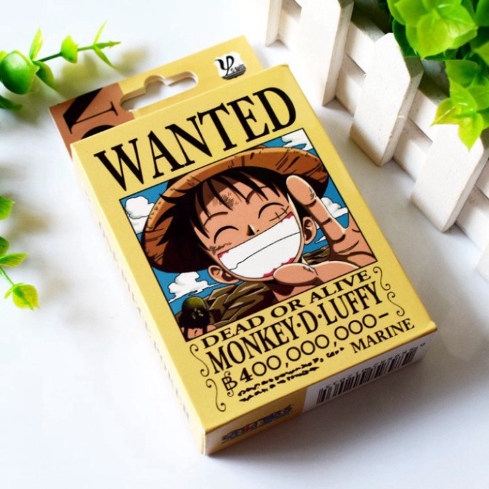 (hàng về) Bộ bài tú lơ khơ One Piece, rozo, choper , luffy, naruto bộ bài tây 54 lá