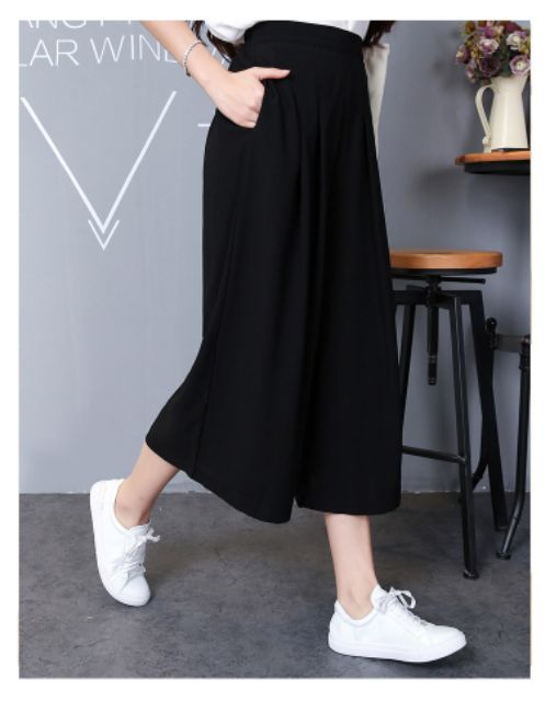 [ORDER] Quần Culottes Voan Bigsize