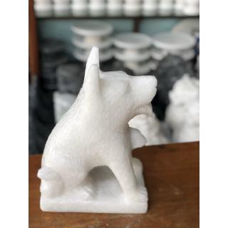chó đá non nước 25cm