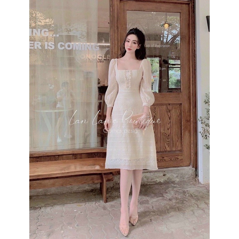 ĐẦM REN NÚT NGỌC