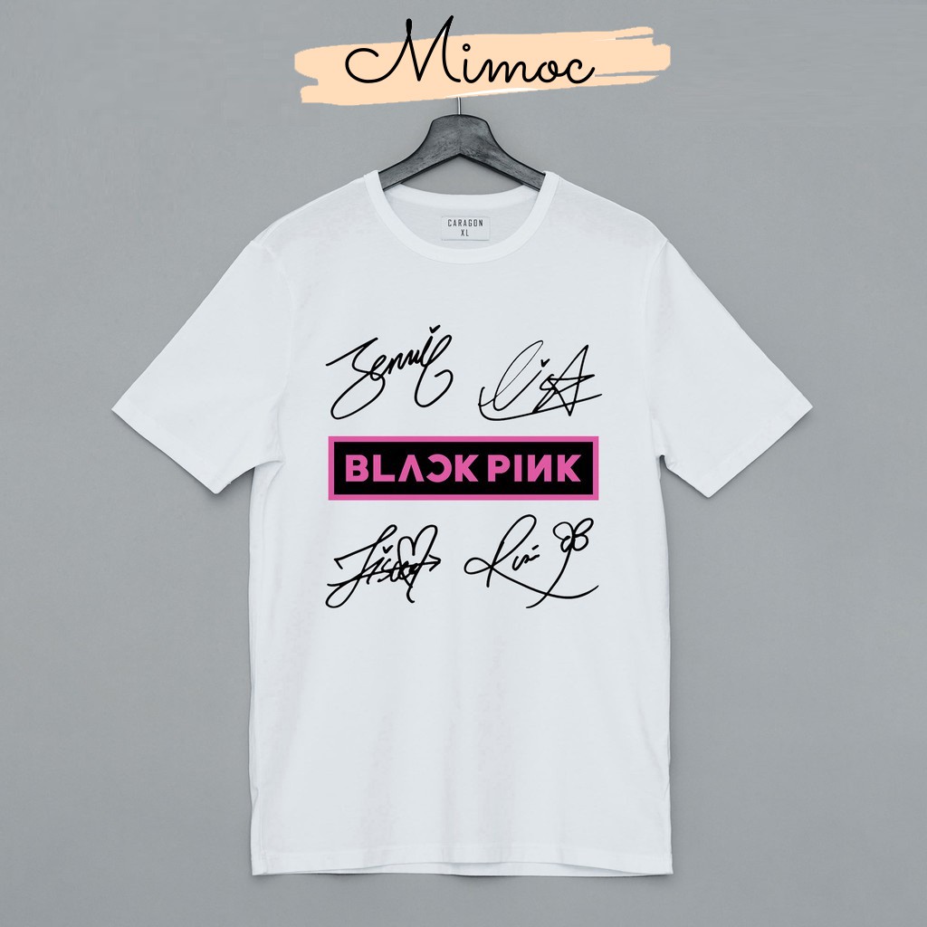 Aó thun Blackpink cộc tay - BST được yêu thích nhất_ món quà tặng độc đáo , tặng kèm thẻ ảnh Blackpink
